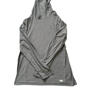 Large Vuori Gray Strato Tech Hoodie size L